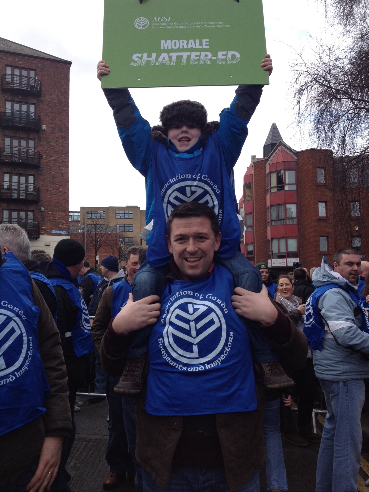 AGSI Members  – Their Protest In Photos