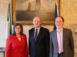 Josephine Feehily, Minister Charlie Flanagan, Bob Collins